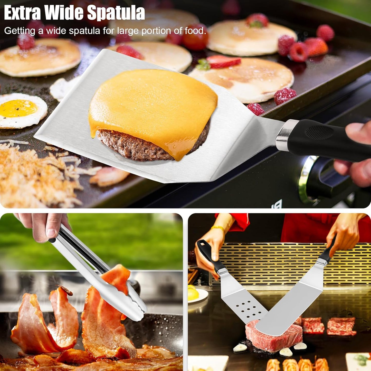 Grilliance 27pcs Griddle Accessories Kit for Blackstone Flat Top Grill