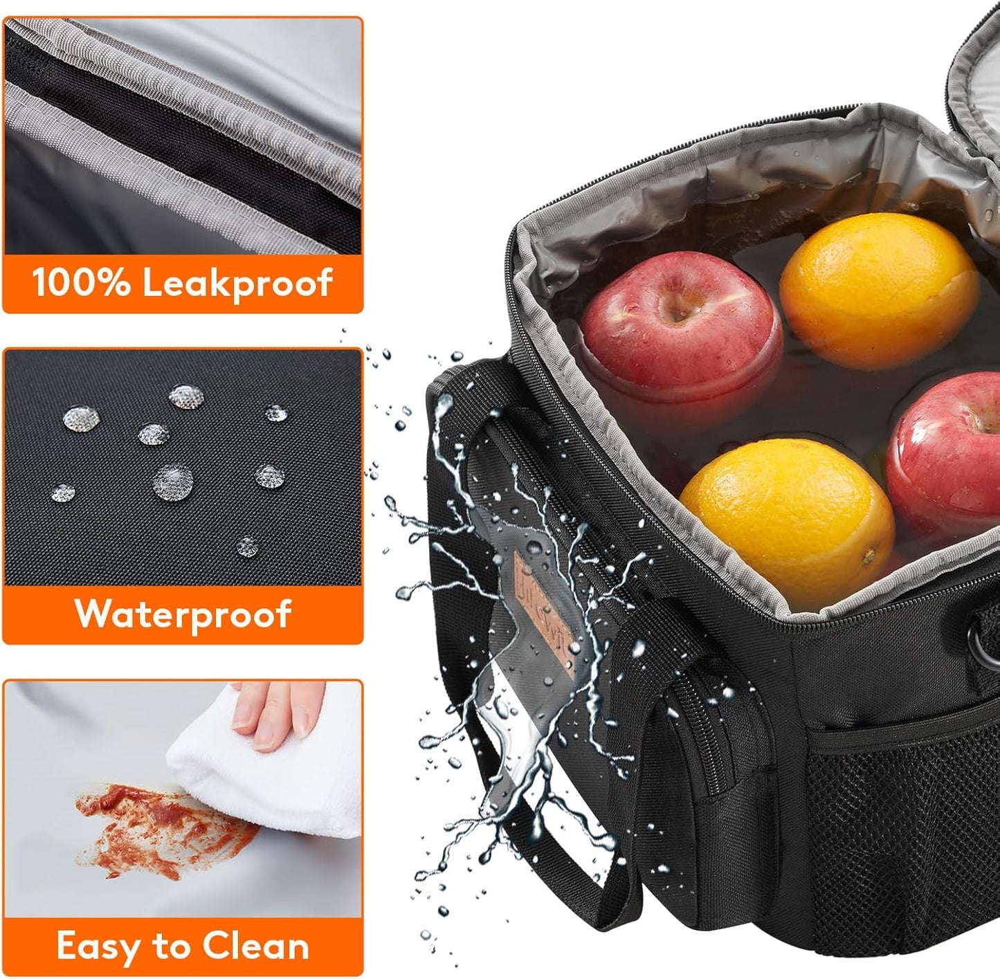 Lifewit Insulated Lunch Bag - 9L Large Cooler Tote for Adults
