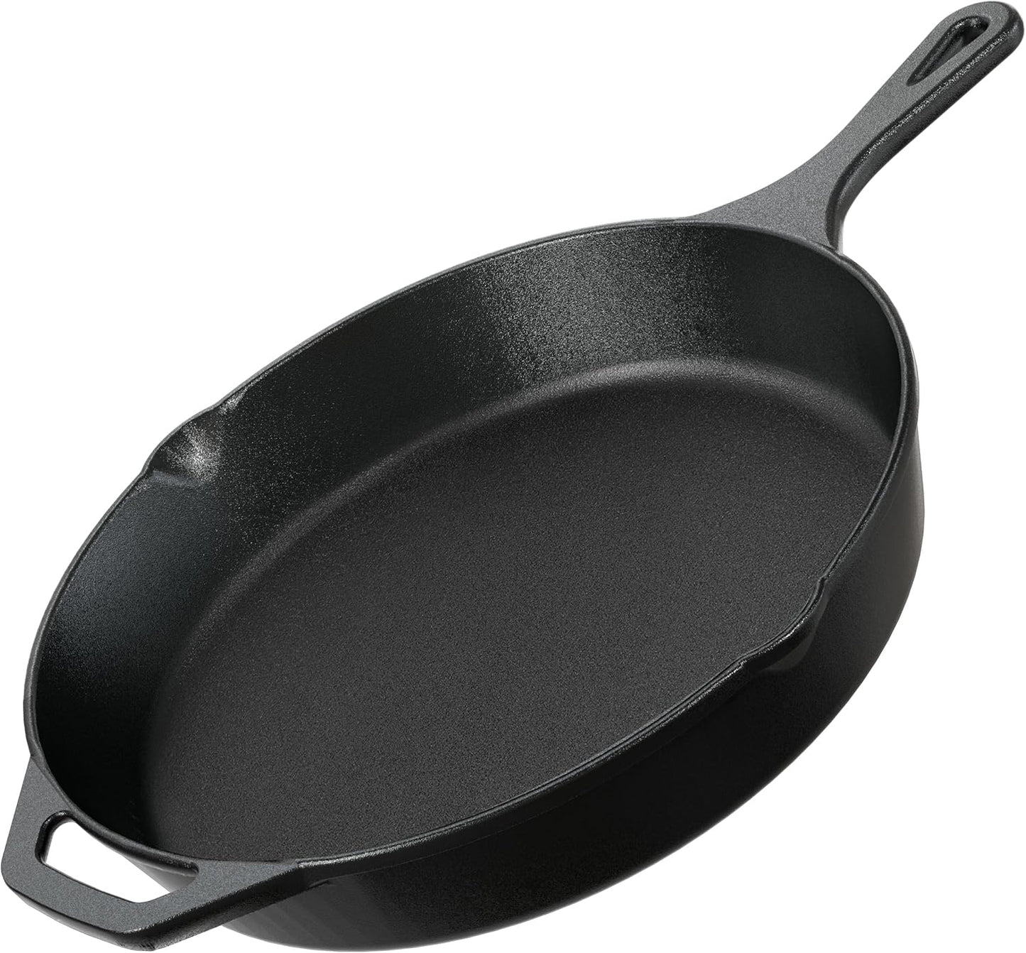 Utopia Kitchen 12-Inch Cast Iron Skillet - Pre-Seasoned Chef Pan for Stovetop & Outdoor Cooking