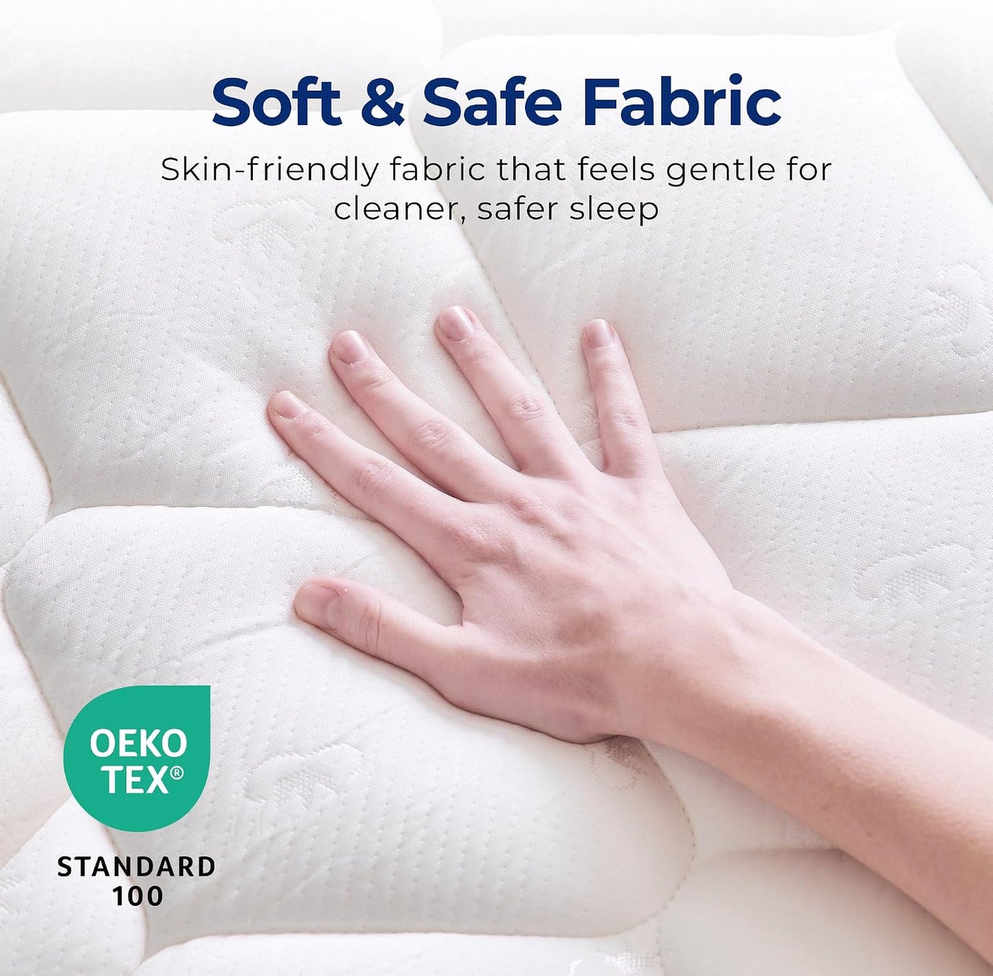 Neo Sleep 8 Inch Twin Hybrid Mattress - Medium Plush Support for Comfort & Pressure Relief