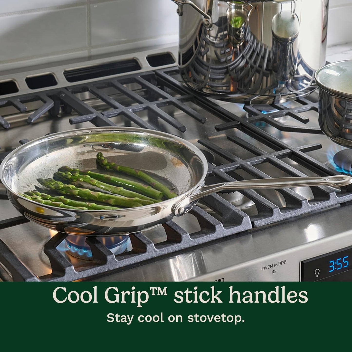 Cuisinart Chef's Classic 11-Piece Stainless Steel Cookware Set for Induction & Gas Stovetops