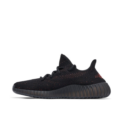 Adidas Yeezy Boost 350 V2 - Core Black / Red Stripe - view 2