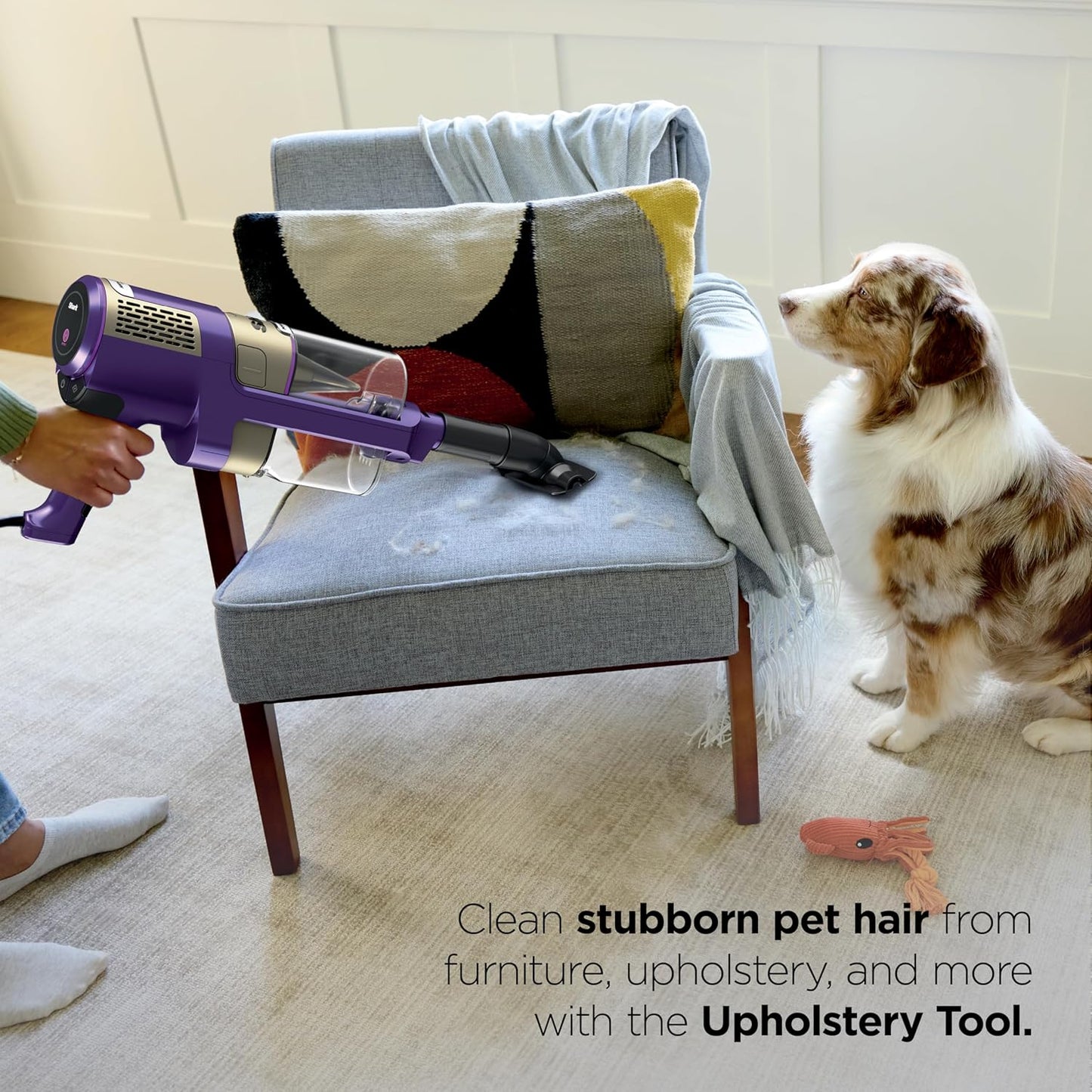 Shark POWERDETECT Ultra-Light Corded Stick Vacuum with DuoClean & Self-Cleaning Brushroll for Pet Hair & All Floors