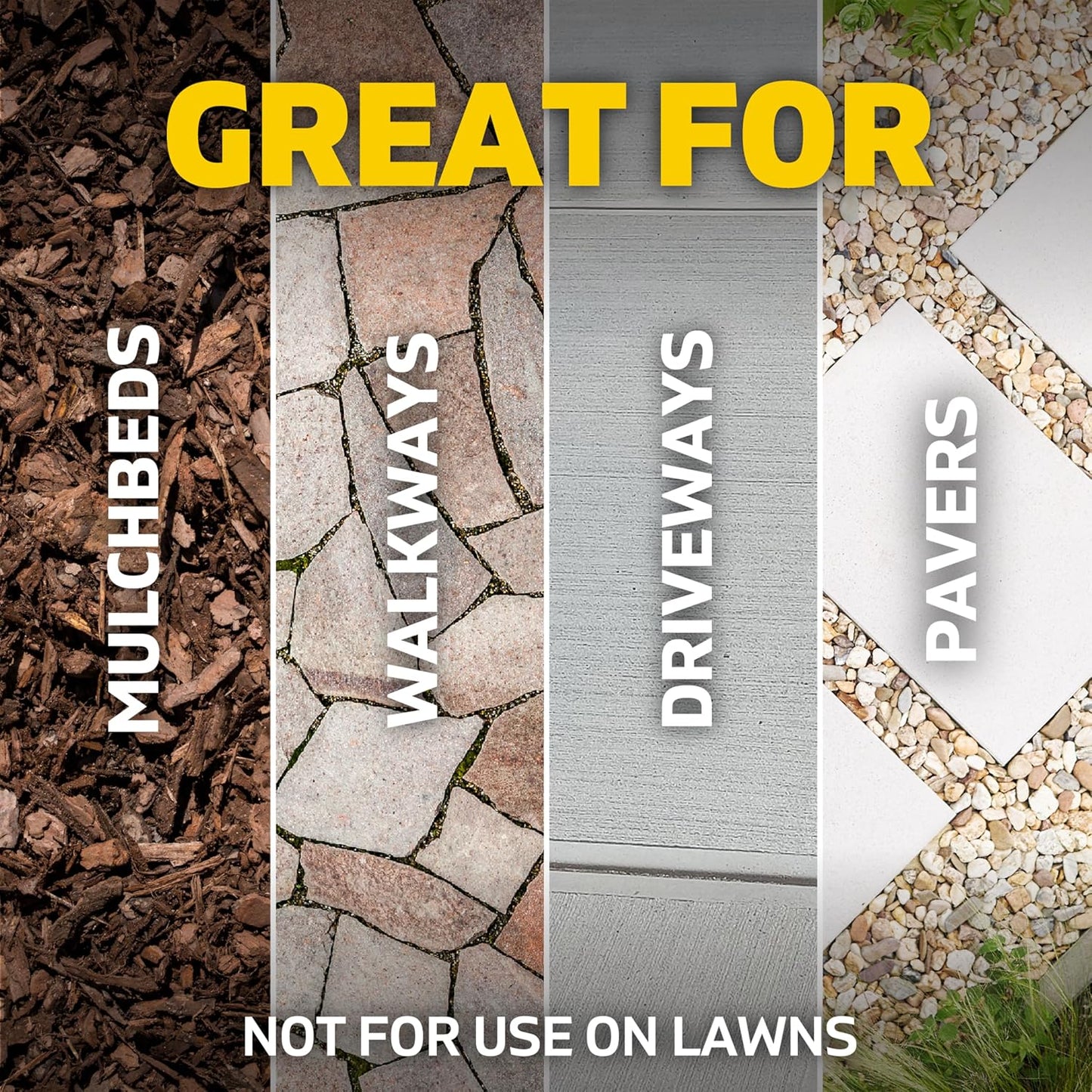 Versatile No-Mess Weed Killer Refill for Flower Beds & Driveways - Spruce (64 Oz)