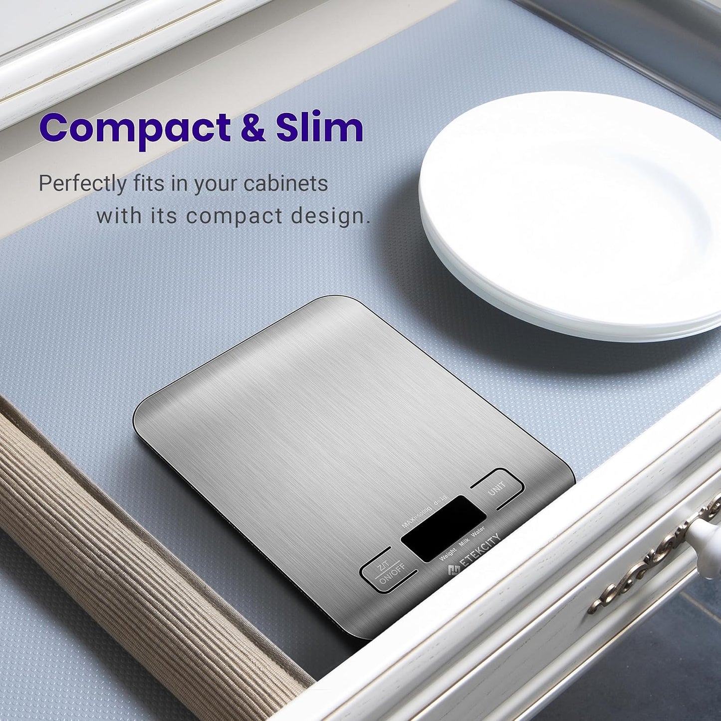 Etekcity Digital Kitchen Scale for Weight Loss & Baking - Model EK6015