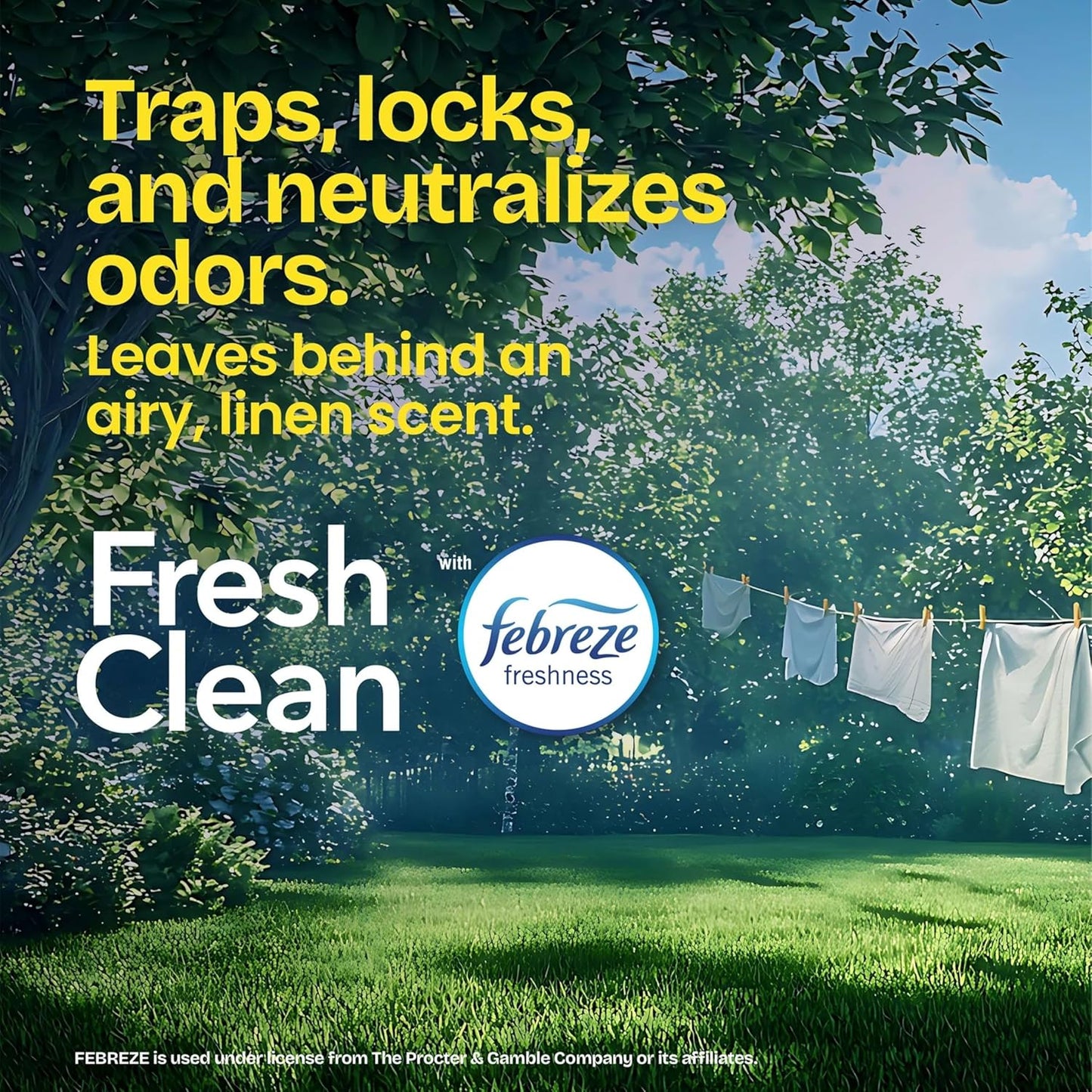 Glad Tall Kitchen Trash Bags - OdorShield 13 Gallon White Drawstring Garbage Bags, Febreze Fresh Clean Scent, 110 Count