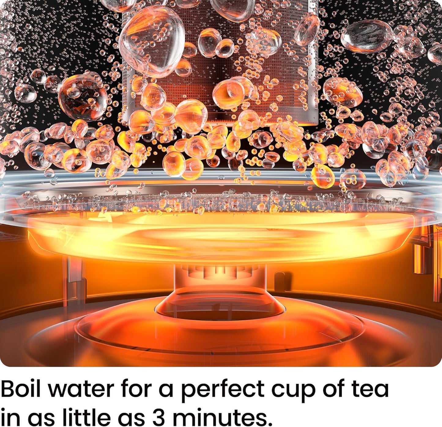 Chefman Rapid-Boil Electric Kettle with Tea Infuser - Compact 1L & Removable Lid