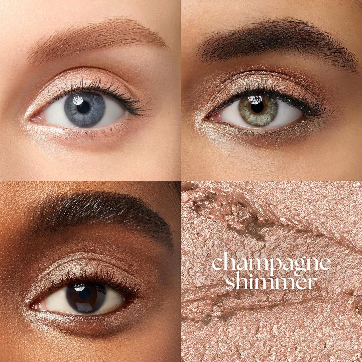 Julep Champagne Shimmer Cream-to-Powder Waterproof Eyeshadow Stick - Long-Lasting, Crease-Proof
