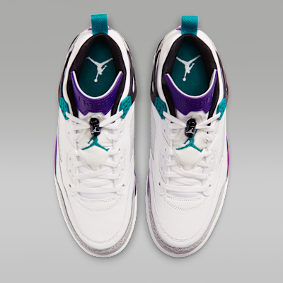 Jordan Spizike Low - White / Court Purple / Light Smoke Grey / Rio Teal - product image 4