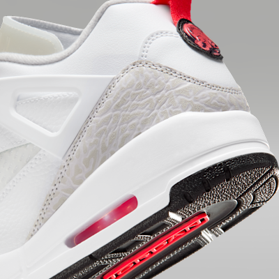 Jordan Spizike Low - White / Vast Grey / Black / Bright Crimson - product image 8