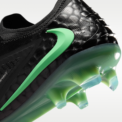 Nike Phantom 6 Low Elite FG - Black / Black / Illusion Green - product image 9