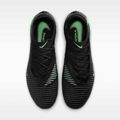 Nike Phantom 6 Low Elite FG - Black / Black / Illusion Green - product image 4
