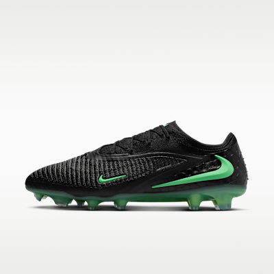 Nike Phantom 6 Low Elite FG - Black / Black / Illusion Green - product image 1