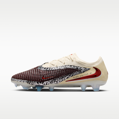 Nike United Phantom 6 Low Elite FG - Burgundy Crush / Fossil / University Red - product image 1