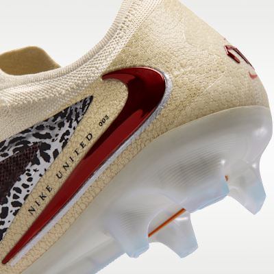 Nike United Phantom 6 Low Elite FG - Burgundy Crush / Fossil / University Red - product image 9