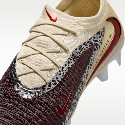 Nike United Phantom 6 Low Elite FG - Burgundy Crush / Fossil / University Red - product image 8