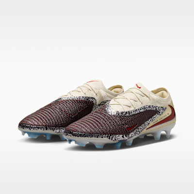 Nike United Phantom 6 Low Elite FG - Burgundy Crush / Fossil / University Red - product image 5