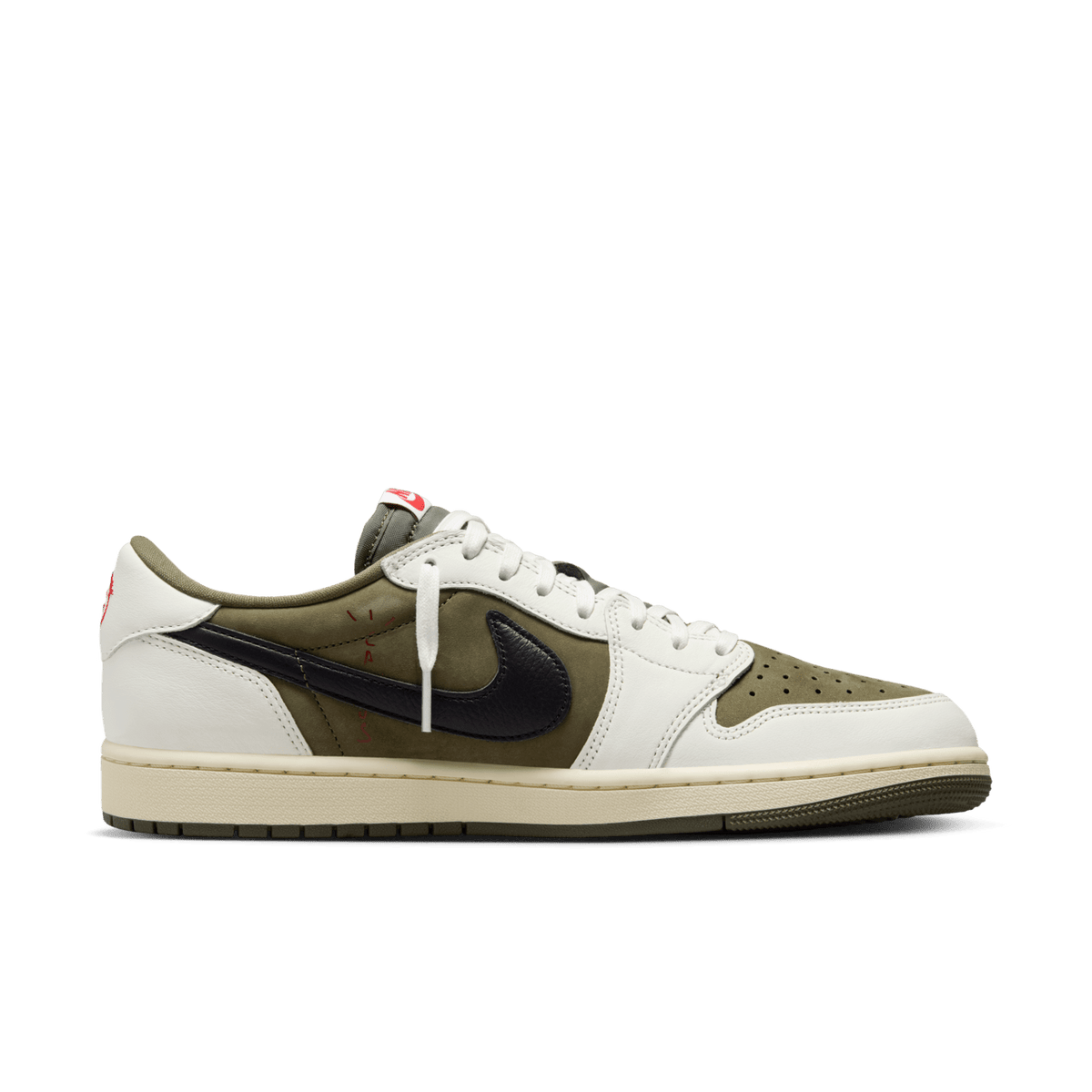 Travis Scott x Air Jordan 1 Low OG - Reverse Olive / Medium Olive - view 3