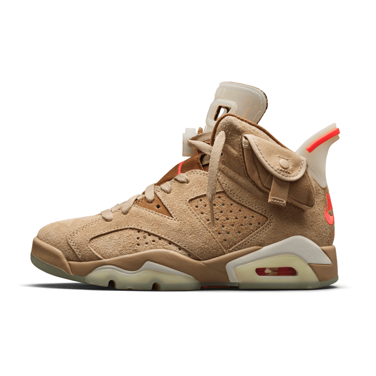 Travis Scott x Air Jordan 6 - British Khaki - view 1