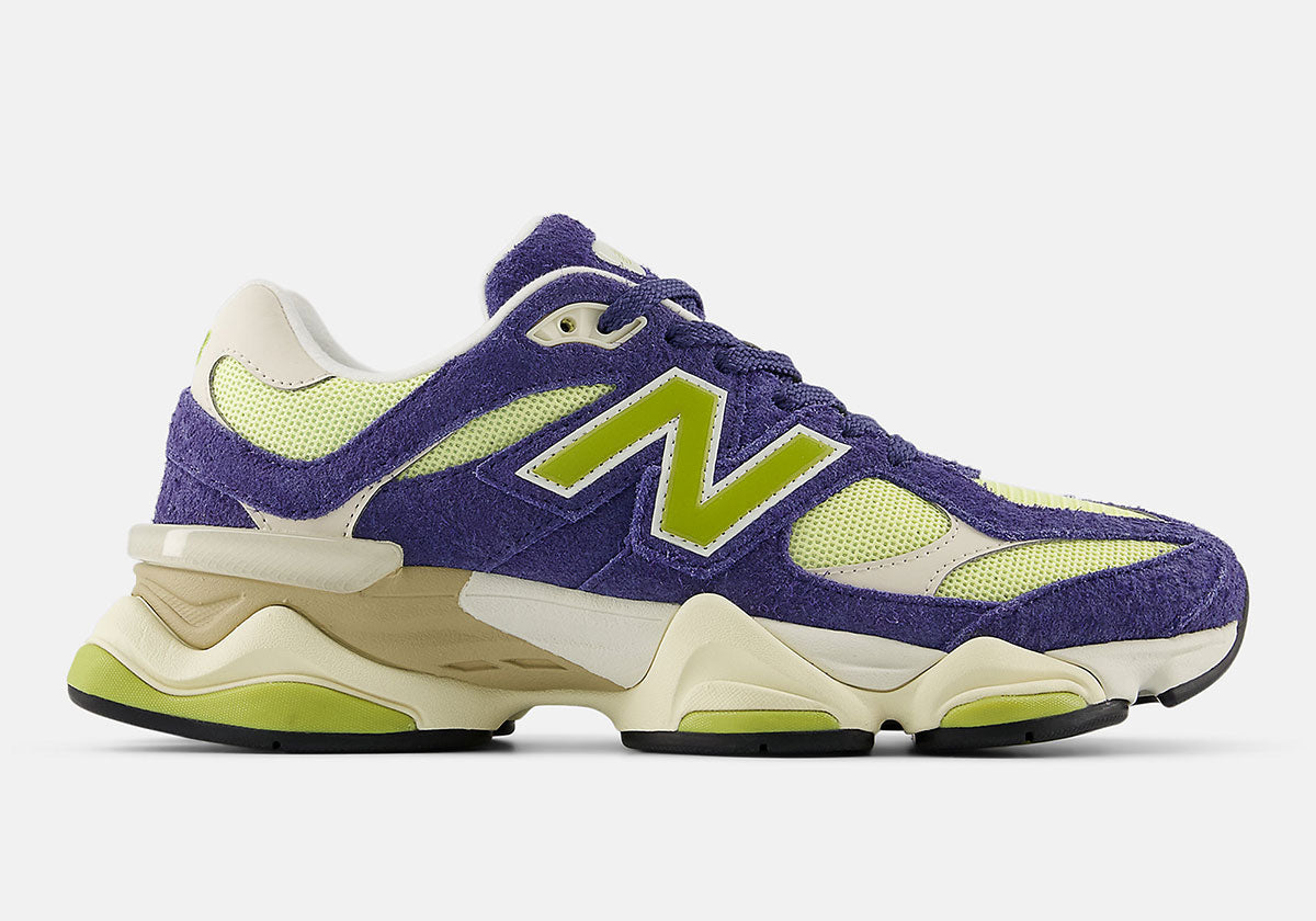 New Balance 9060 - Indigo Moss / Purple - Lateral view