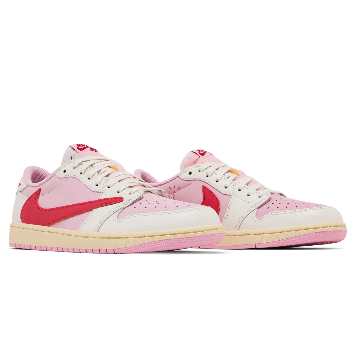 Travis Scott x Air Jordan 1 Low OG - Sail / Tropical Pink - view 2