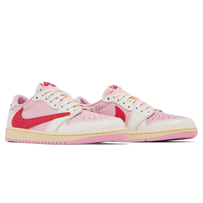 Travis Scott x Air Jordan 1 Low OG - Sail / Tropical Pink - view 2