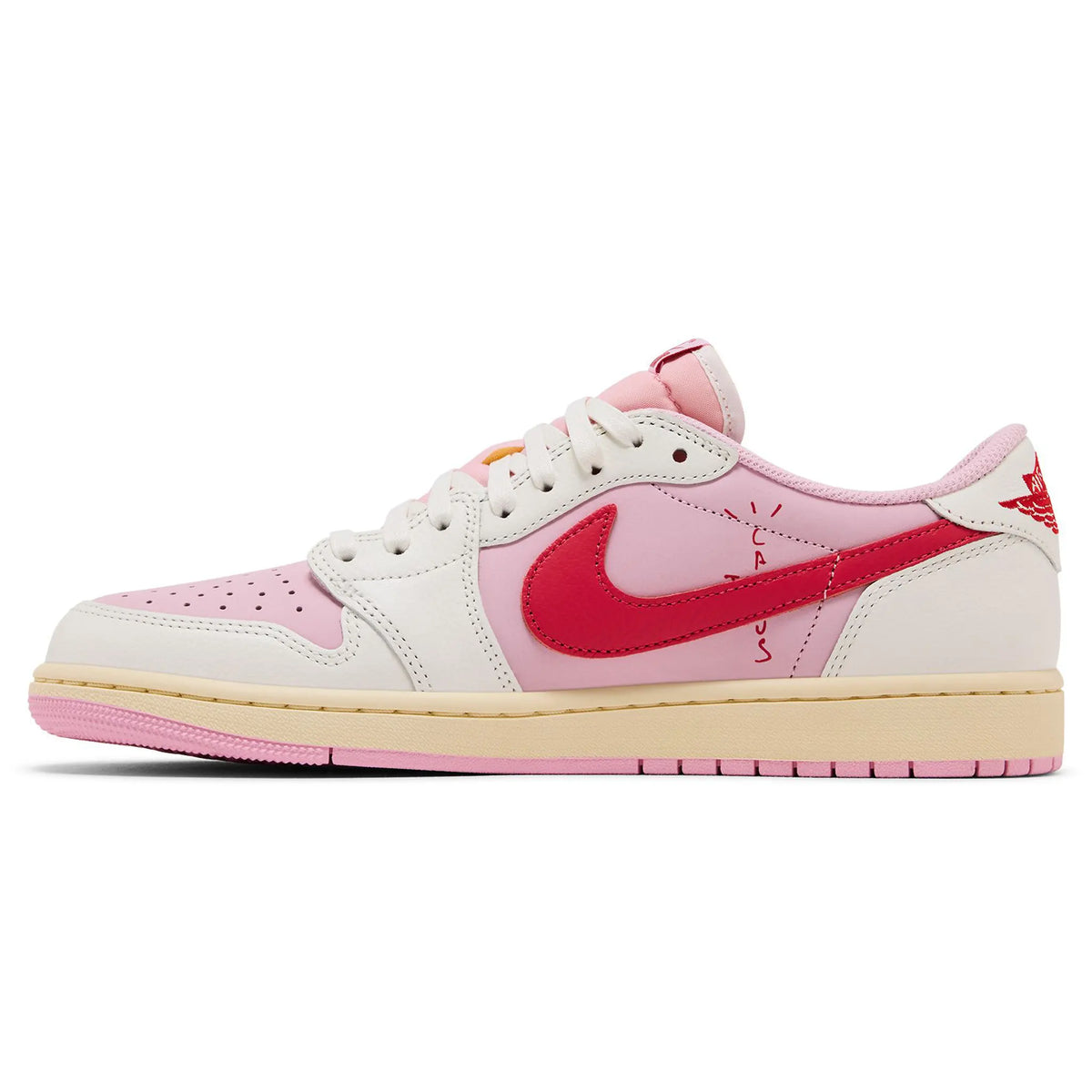 Travis Scott x Air Jordan 1 Low OG - Sail / Tropical Pink - view 3
