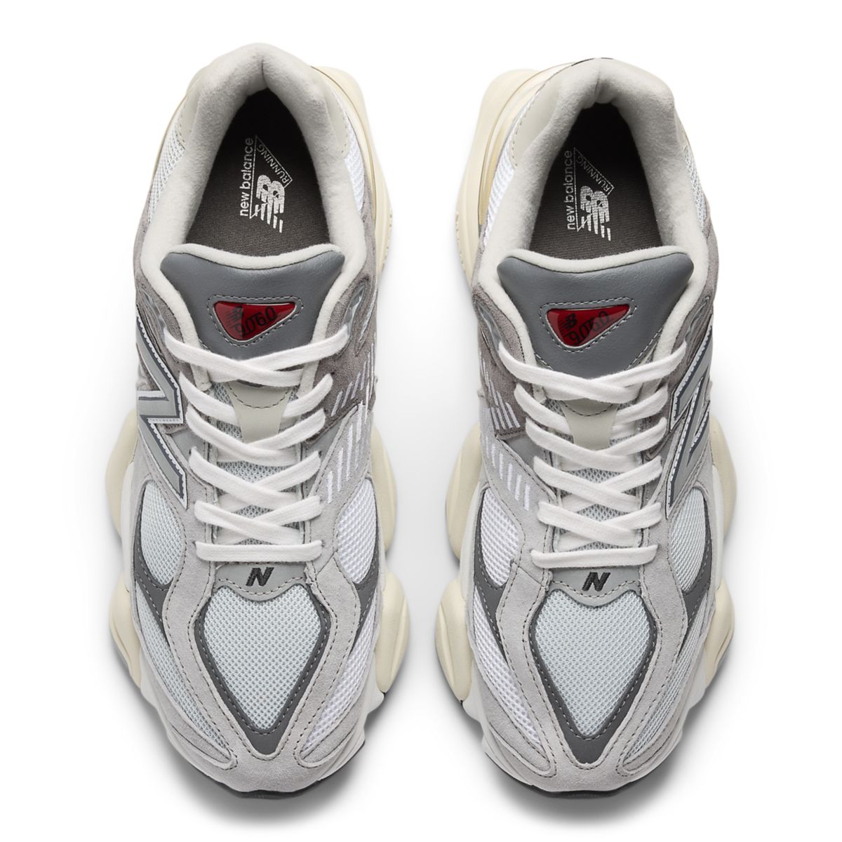 New Balance 9060 - Rain Cloud / Castlerock / White - view 3