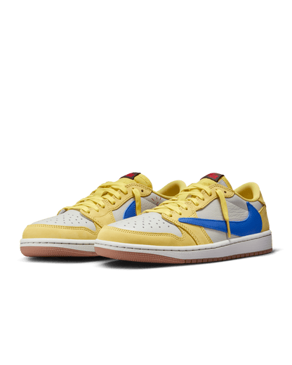 Travis Scott x Air Jordan 1 Low OG - Canary / Racer Blue - view 6