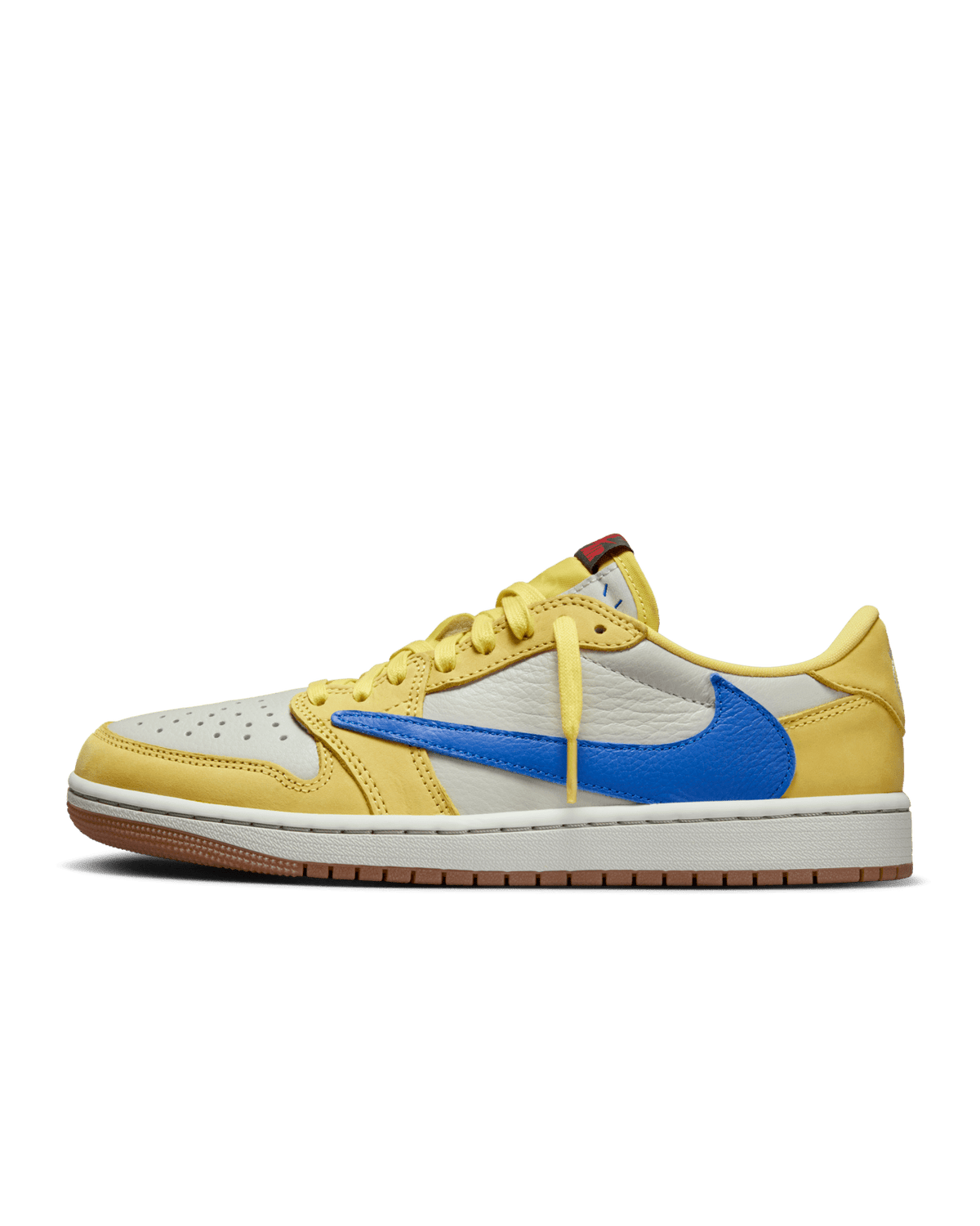 Travis Scott x Air Jordan 1 Low OG - Canary / Racer Blue - view 1