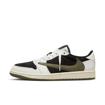 Travis Scott x Air Jordan 1 Low OG - Olive / Black / Sail - view 1